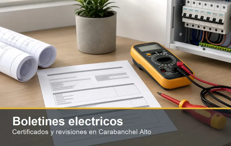 Boletines electricos en Carabanchel Alto